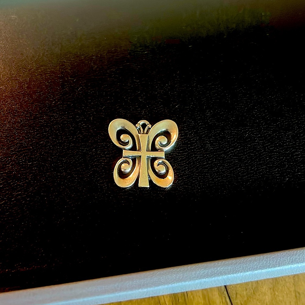 James Avery Cross / Butterfly charm Silver